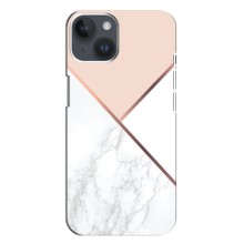 Мраморний чехол на iPhone 14 Plus (VPrint) (Тройний мрамор)