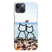 Силиконовые Чехлы Любимому человеку для iPhone 14 Plus (Котейки)