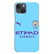 Силиконовые Чехлы принт Футбол на iPhone 14 Plus (Man City)