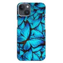 Силіконовий бампер з картинкою звірів для iPhone 14 Plus (Крила метеликів)