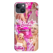Силиконовый Чехол Барби Фильм на iPhone 14 Plus (Барби)