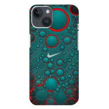 Силиконовый Чехол на iPhone 14 Plus с картинкой Nike (Найк зеленый)