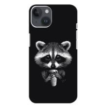 Силіконовий Чохол з Энотами  на iPhone 14 Plus (З кавою)