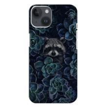 Силіконовий Чохол з Энотами  на iPhone 14 Plus (В квітах)