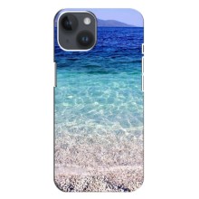 Силиконовый чехол с КАРТИНКАМИ лето для iPhone 14 Plus (AlphaPrint) (Море)