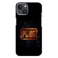 Чехол (TPU) с картинкой "Лого Пабг" на Айфон 14 Плюс (Лого PUBG)