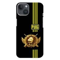 Чехол (TPU) с картинкой "Лого Пабг" на Айфон 14 Плюс (Лого PUPG)