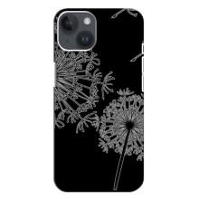 Силиконовый Чехол с одуванчиками на iPhone 14 Plus (Одуванчики)