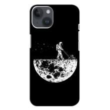 Силиконовый Чехол с принтом "Космонавты" на iPhone 14 Plus (Космонавт)