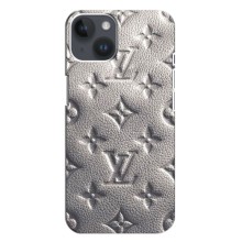 Текстурный Чехол Louis Vuitton для Айфон 14 Плюс – Бежевый ЛВ