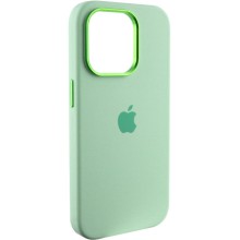 Чехол Silicone Case Metal Buttons (AA) для Apple iPhone 14 Pro Max (6.7") – Зеленый