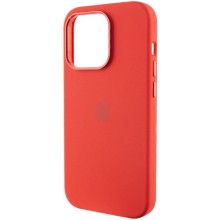 Чехол Silicone Case Metal Buttons (AA) для Apple iPhone 14 Pro Max (6.7") – Красный