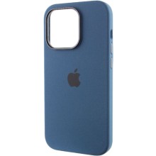 Чехол Silicone Case Metal Buttons (AA) для Apple iPhone 14 Pro Max (6.7") – Синий