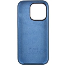Чохол Silicone Case Metal Buttons (AA) для Apple iPhone 14 Pro Max (6.7") – Синій