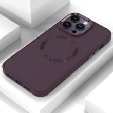 TPU чехол Bonbon Metal Style with MagSafe для Apple iPhone 14 Pro Max (6.7") – Бордовый