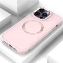 TPU чехол Bonbon Metal Style with MagSafe для Apple iPhone 14 Pro Max (6.7") – Розовый