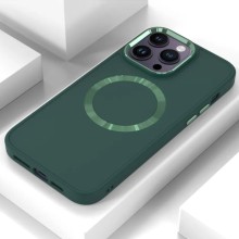 TPU чехол Bonbon Metal Style with MagSafe для Apple iPhone 14 Pro Max (6.7") – Зеленый