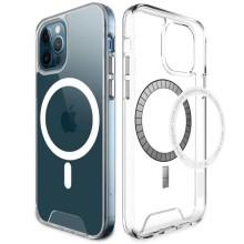 Чехол TPU Space Case with Magnetic Fit для Apple iPhone 14 Pro Max (6.7") – Прозрачный
