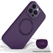 TPU чехол Bonbon Metal Style with MagSafe для Apple iPhone 14 Pro Max (6.7") – Фиолетовый