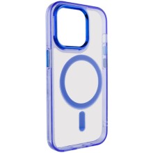 Чохол TPU Iris with MagSafe для Apple iPhone 14 Pro Max (6.7") – Синій