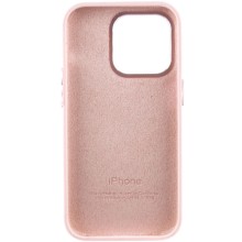 Чехол Silicone Case Metal Buttons (AA) для Apple iPhone 14 Pro Max (6.7") – Розовый