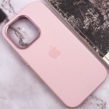 Чехол Silicone Case Metal Buttons (AA) для Apple iPhone 14 Pro Max (6.7") – Розовый