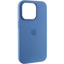 Чохол Silicone Case Metal Buttons (AA) для Apple iPhone 14 Pro Max (6.7") – Синій