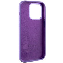 Чехол Silicone Case Metal Buttons (AA) для Apple iPhone 14 Pro Max (6.7") – Фиолетовый