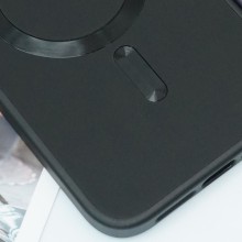 Кожаный чехол Bonbon Leather Metal Style with MagSafe для Apple iPhone 14 Pro Max (6.7") – Черный