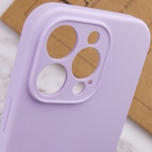 Чохол Silicone Case Full Camera Protective (AA) NO LOGO для Apple iPhone 14 Pro Max (6.7") – Бузковий