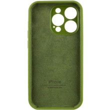 Чехол Silicone Case Full Camera Protective (AA) для Apple iPhone 14 Pro Max (6.7") – Зеленый