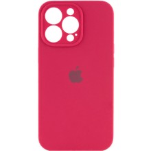 Чехол Silicone Case Full Camera Protective (AA) для Apple iPhone 14 Pro Max (6.7") – Красный