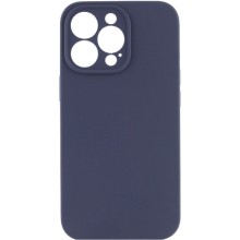 Чехол Silicone Case Full Camera Protective (AA) NO LOGO для Apple iPhone 14 Pro Max (6.7") (Темно-синий)