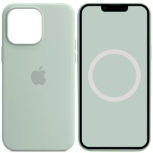 Чехол Silicone case (AAA) full with Magsafe and Animation для Apple iPhone 14 Pro Max (6.7")