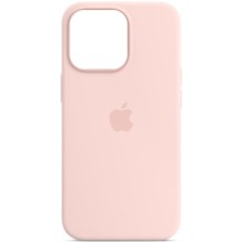 Чохол Silicone case (AAA) full with Magsafe and Animation для Apple iPhone 14 Pro Max (6.7") – Рожевий