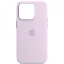 Чохол Silicone case (AAA) full with Magsafe and Animation для Apple iPhone 14 Pro Max (6.7") – Бузковий