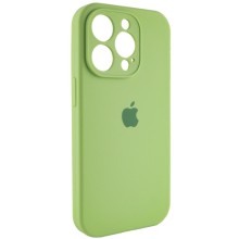 Чехол Silicone Case Full Camera Protective (AA) для Apple iPhone 14 Pro Max (6.7") – Мятный