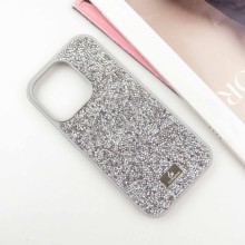 TPU чехол Bling World Rock Diamond для Apple iPhone 14 Pro Max (6.7") – Серебряный