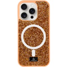 TPU чехол Bling World Rock Diamond with MagSafe для Apple iPhone 14 Pro Max (6.7") – Бежевый