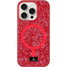 TPU чехол Bling World Rock Diamond with MagSafe для Apple iPhone 14 Pro Max (6.7") – Красный