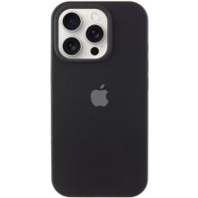 Чехол Silicone Case Full Protective (AA) для Apple iPhone 14 Pro Max (6.7") (Черный)