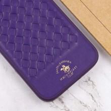 Кожаный чехол Polo Santa Barbara для Apple iPhone 14 Pro Max (6.7") (Фиолетовый)