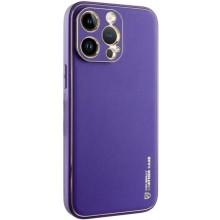 Шкіряний чохол Xshield для Apple iPhone 14 Pro Max (6.7") – Фіолетовий