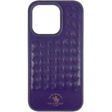 Шкіряний чохол Polo Santa Barbara для Apple iPhone 14 Pro Max (6.7") – Фіолетовий
