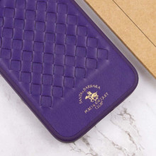 Шкіряний чохол Polo Santa Barbara для Apple iPhone 14 Pro Max (6.7") – Фіолетовий