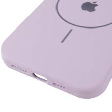 Чохол Silicone Case Full Protective (AA) V2 with MagSafe для Apple iPhone 14 Pro Max (6.7") – Бузковий
