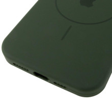 Чехол Silicone Case Full Protective (AA) V2 with MagSafe для Apple iPhone 14 Pro Max (6.7") – Зеленый