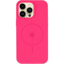 Чехол Silicone Case Full Protective (AA) V2 with MagSafe для Apple iPhone 14 Pro Max (6.7") – Розовый