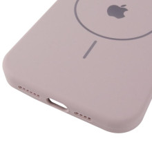 Чехол Silicone Case Full Protective (AA) V2 with MagSafe для Apple iPhone 14 Pro Max (6.7") – Серый