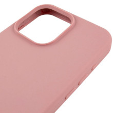 Чохол Silicone Case (AA) Logo with MagSafe для Apple iPhone 14 Pro Max (6.7") – Рожевий
